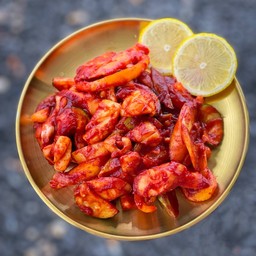 หมึกผัดซอสเผ็ดเกาหลี