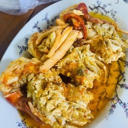 กุ้งแม่น้ำกะเทียม 3 ตัว