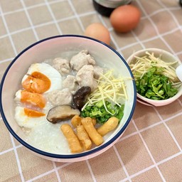 โจ๊กทุกอย่าง+ไข่เค็ม