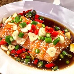 แซลมอนดองซีอิ๊ว