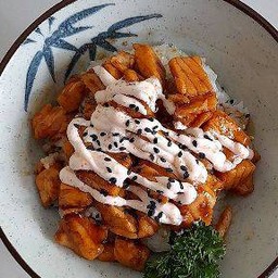 ข้าวแซลมอนเทอริยากิ