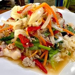 ยำเห็ดหูหนูขาวทะเล