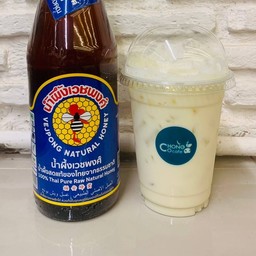 นมสดน้ำผึ้ง (เย็น)