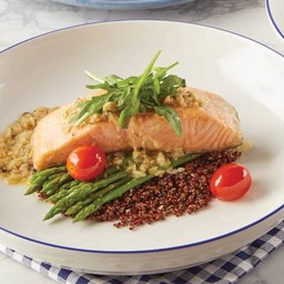 Garlic Butter Roasted Salmon