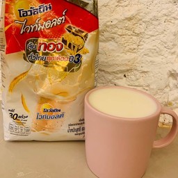 ไวท์มอลต์นมสด (ร้อน)