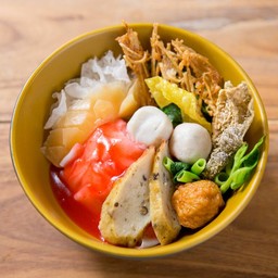 ก๋วยเตี๋ยวเย็นตาโฟ-เผือกทอด