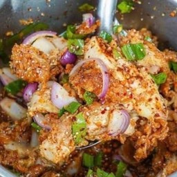 ยำไก่แซ่บ (เป็นกับข้าว)