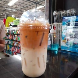 นมหมีชาไทยปั่น