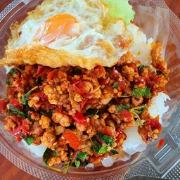 หนูแก้มข้าวขาหมู&อาหารตามสั่ง เส้นชากค้อหนองยายบู่