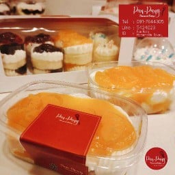 Orange Garden cake box