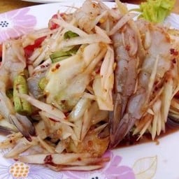 ตำกุ้งสด