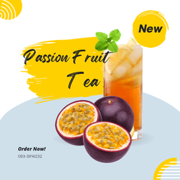 ชาเสาวรส PASSION FRUIT TEA