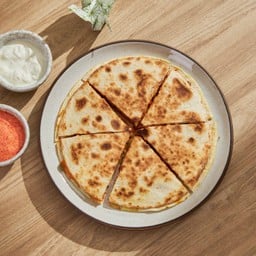 Quesadilla Shrimp with Spicy Mentaiko Sauce