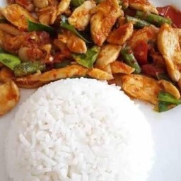 ข้าวพริกแกงไก่