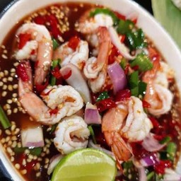 ยำกุ้งสุก