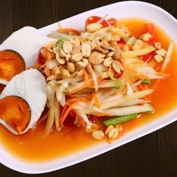 ตำไทย ไข่เค็ม