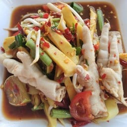 หมูทอดไก่ทอดกระเทียมพริกสด🌶️ข้าวแลง🌶️ บางบอน5