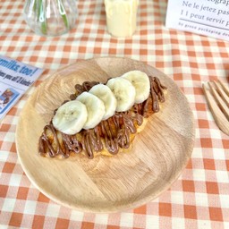 ครอฟเฟิลนูเทลล่ากล้วย