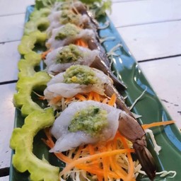 กุ้งแช่น้ำปลา (8-10ตัว)