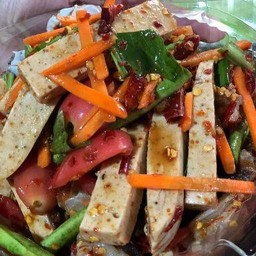 ตำหมูยอ น้ำปลาร้า