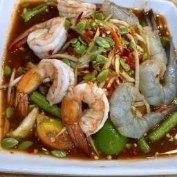 ตำกุ้งทูโทน