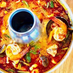 ต้มยำรวมน้ำข้นๆพริกเผา