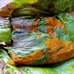 ห่อหมกทะเลย่าง ตลาดสี่แยกพระพรหมคลอง 2