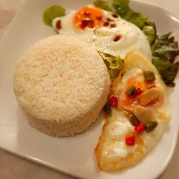 ข้าวไข่ดาว 2 ฟอง