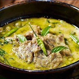 (กับข้าว) แกงเขียวหวานเนื้อ