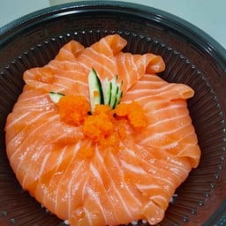 ข้าวหน้าแซลมอน