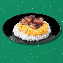 ข้าวไข่ข้นหมูแดงฮ่องกง