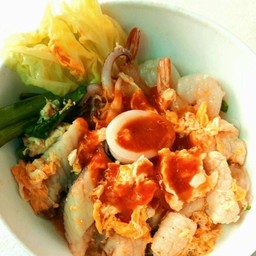 สุกี้ แห้ง (เลือกเนื้อสัตว์ได้)