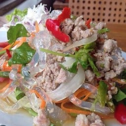 ยำเส้นแก้วหมูสับ