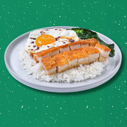 ข้าวหมูกรอบล้นเว่อร์ !