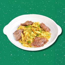 บะหมี่คั่วเนื้อเป็ด