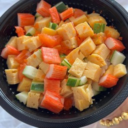 ข้าวหน้าไข่หวาน+ปูอัด