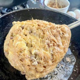 ไข่เจียวหมูสับเป็บกับข้าว