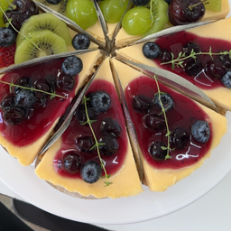 Blueberry cheese pie