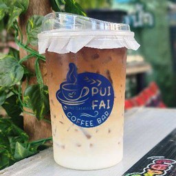 ลาเต้มะพร้าวนมสด