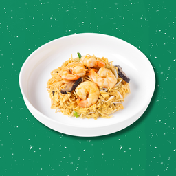 ผัดหมี่ฮ่องกงกุ้ง