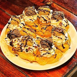 วิปครีมโกโก้ครั้นช๊อกโกแลต(โรตีกรอบ)