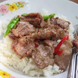 ข้าวเนื้อน้ำมันหอย