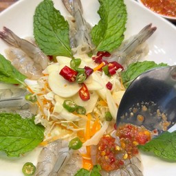 กุ้งแช่น้ำปลา