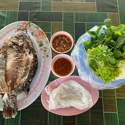 ชุดเมี่ยงปลาเผา