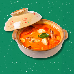 ต้มยำกุ้งเเชบ๊วยน้ำข้น