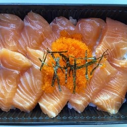 ข้าวหน้าแซลม่อน+ไข่กุ้ง