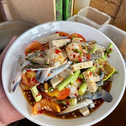 ตำเหลาหมูยอปูม้า