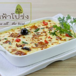 ผักโขมอบชีส