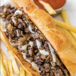 Grilled Beef or Chicken cheese Baguette