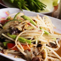 ส้มตำปูปลาร้า